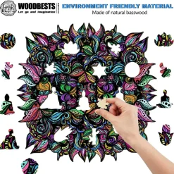 Woodbests - Whimsical Blooms - By Artist Lori Anne McKague (250-300pcs)