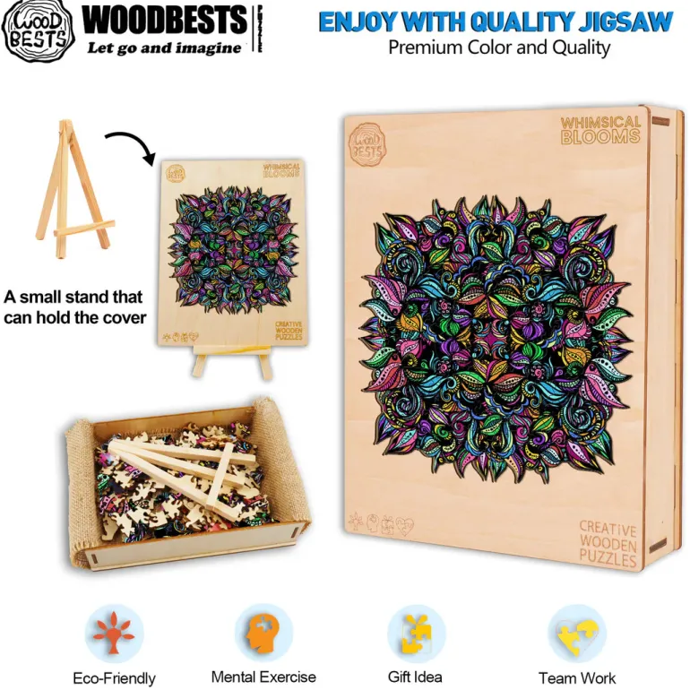 Woodbests - Whimsical Blooms - By Artist Lori Anne McKague (250-300pcs)