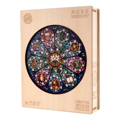 Woodbests -Rose Window Wooden Jigsaw Puzzle(250-300pcs)